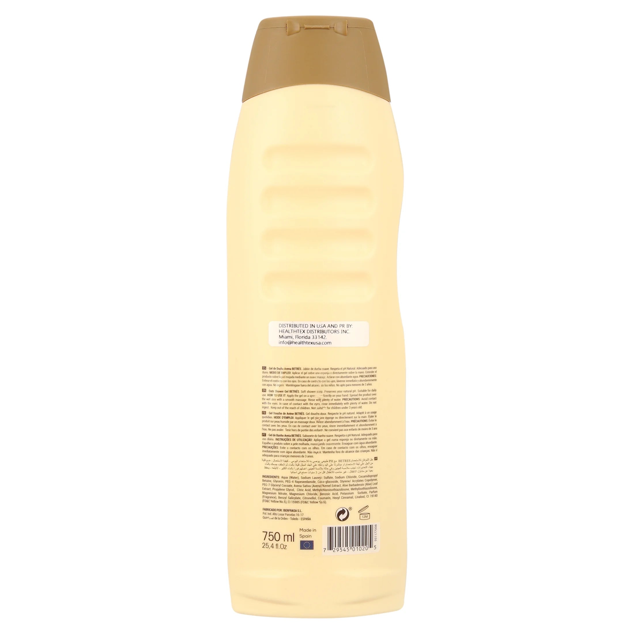(4 Pack)  Oatmeal Body Wash, Aloe and Glycerin, 25.4 Fl. Oz.