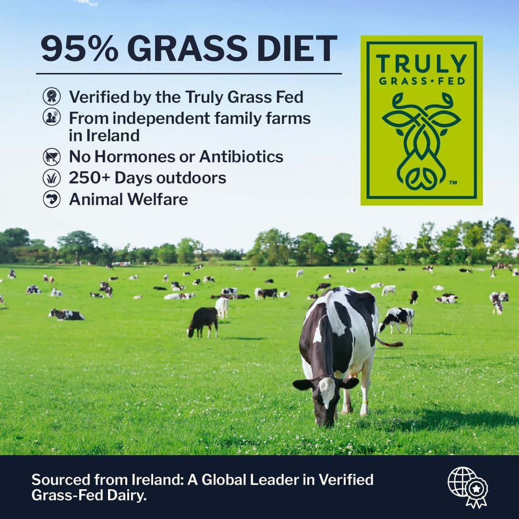 Grass Fed Whey Protein Powder Isolate - Unflavored - Low Carb Keto & Paleo Diet Friendly - Pure Grass-Fed Protein for Shakes, Smoothies, Drinks & Recipes- Non GMO & Gluten Free - 1 Pound